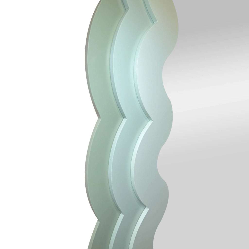 Wavvy Wellenspiegel Grün 180x80cm